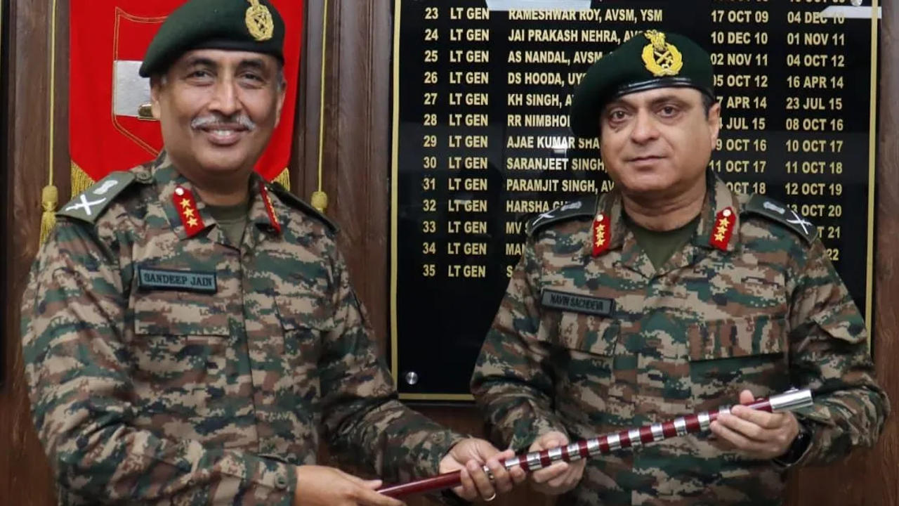 Amid spike in terror attacks, Lt Gen Navin Sachdeva takes over as 16 Corps Commander