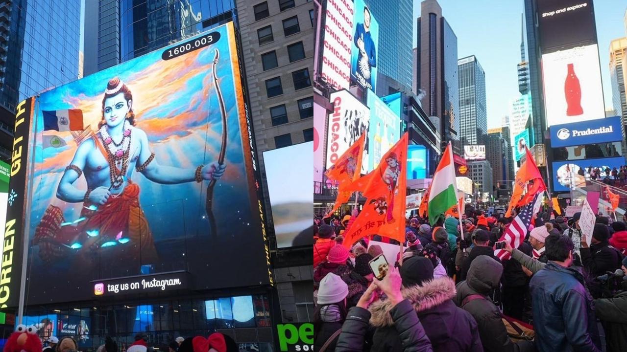 Indian diaspora in US celebrates the inauguration of Ram Mandir