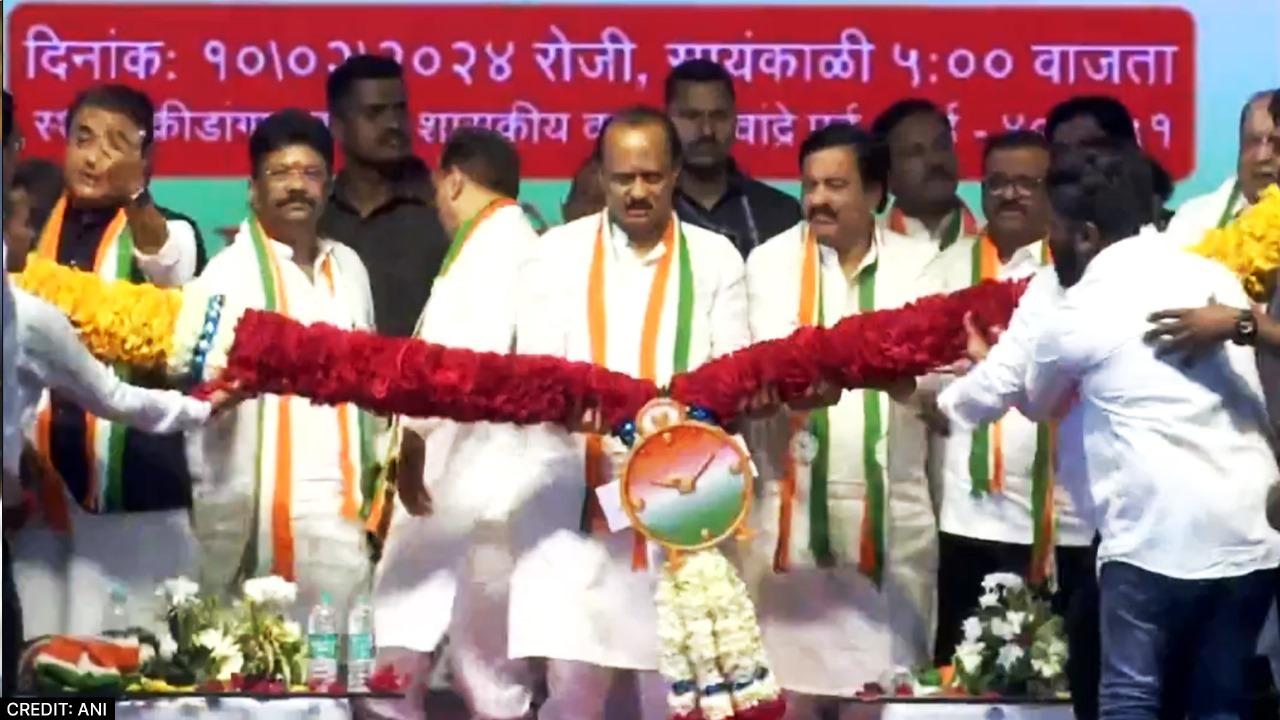 Baba Siddique joined the NCP in the presence of party chief and Deputy Chief Minister Ajit Pawar, in Mumbai.