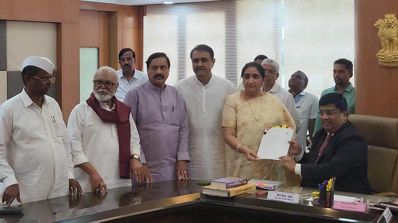 Sunetra Pawar Files Nomination For Rajya Sabha Polls