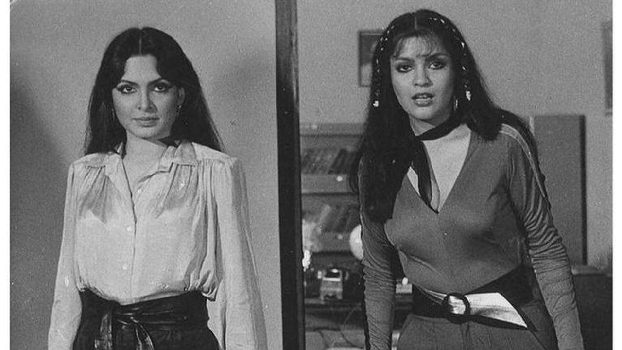 Zeenat Aman and Parveen Babi