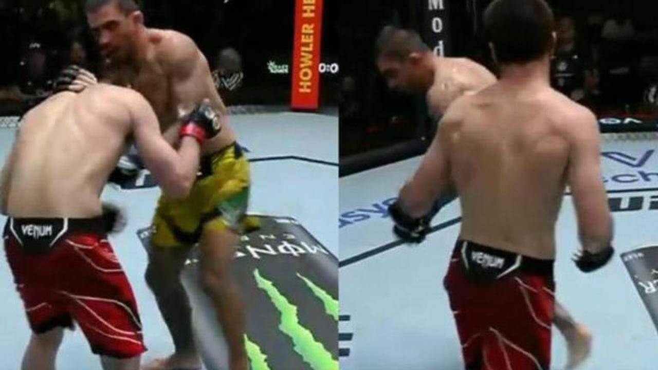 Khabib Nurmagomedov's brother Abubakar slaps opponent after losing UFC fight - WATCH