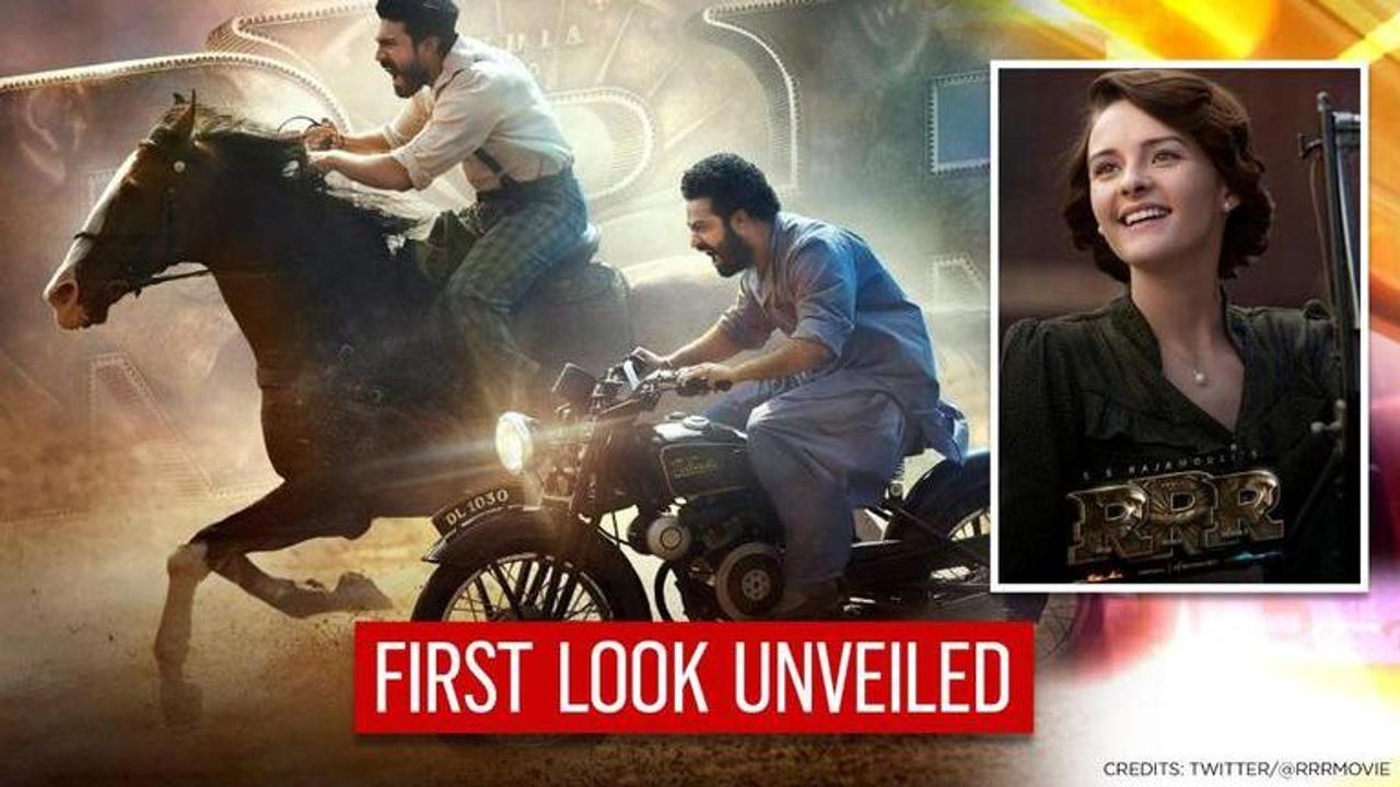 'RRR' makers reveal Olivia Morris' first look; Ram Charan, Jr NTR have message for co-star