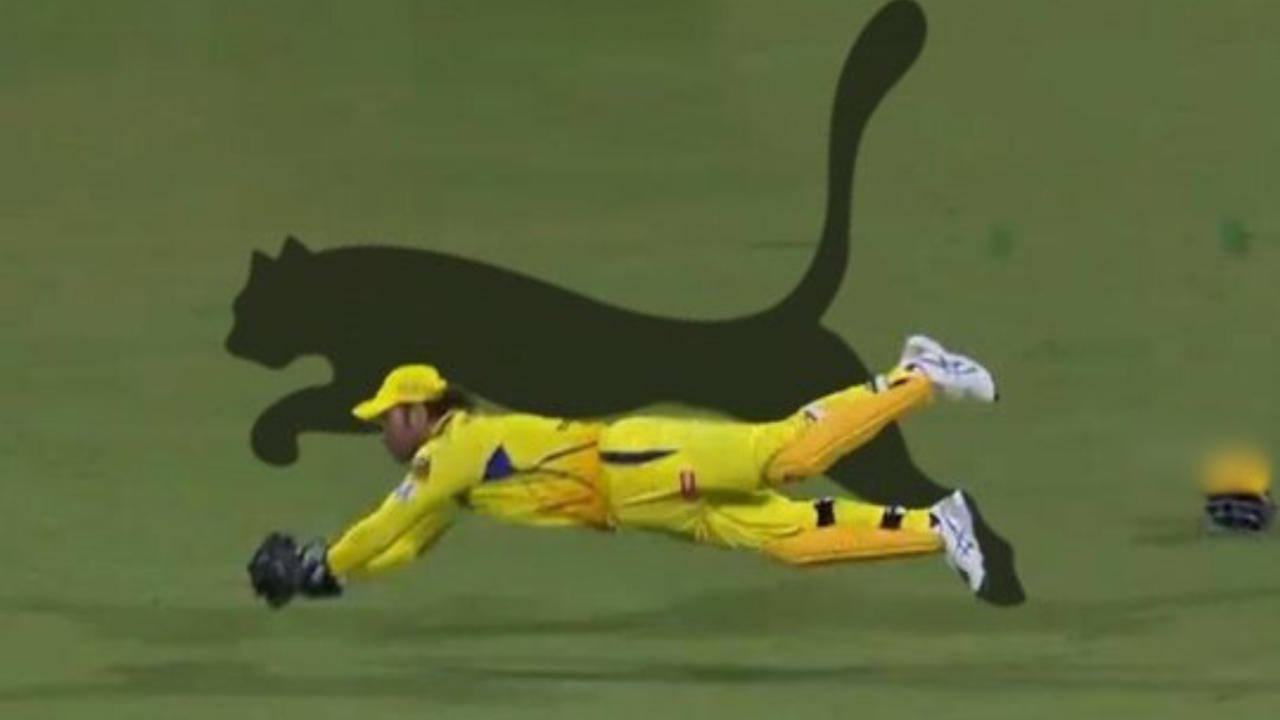 MS Dhoni's brilliant catch