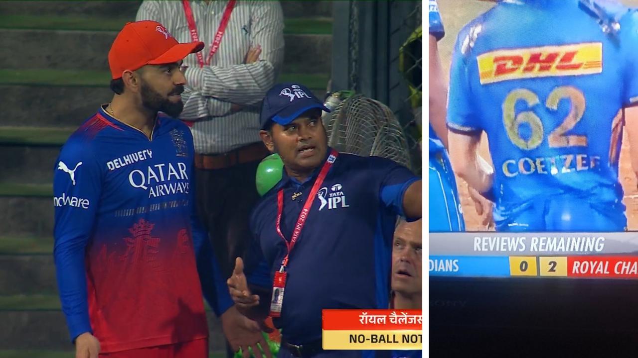 MI vs RCB: Virat Kohli argues with umpires