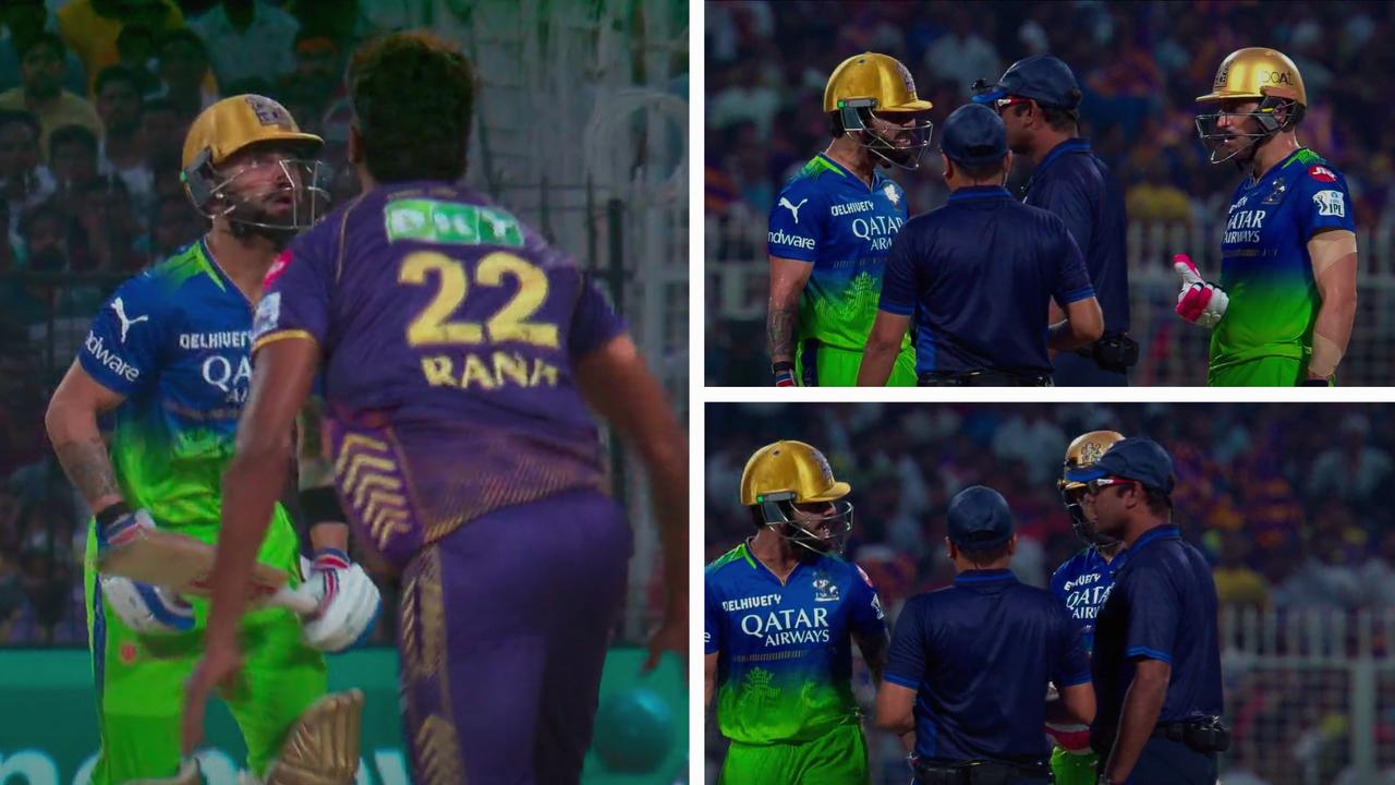 KKR vs RCB: Virat Kohli gets angry at umpires