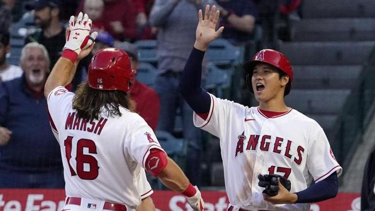 Ohtani drives in a run, pitches Angels past Mariners 4-3