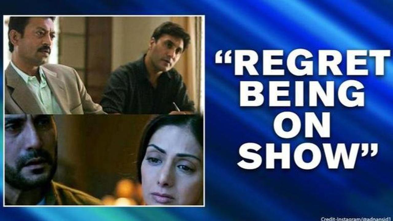 Pak anchor's comments on Irrfan, Sridevi in 'bad taste', says Adnan Siddiqui, apologises