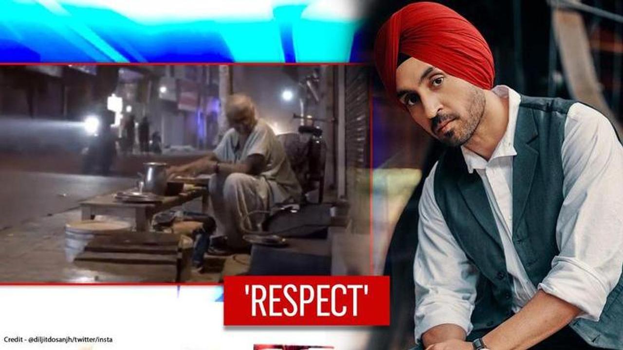 Diljit Dosanjh shares post for 70-year-old woman selling roadside food for a living