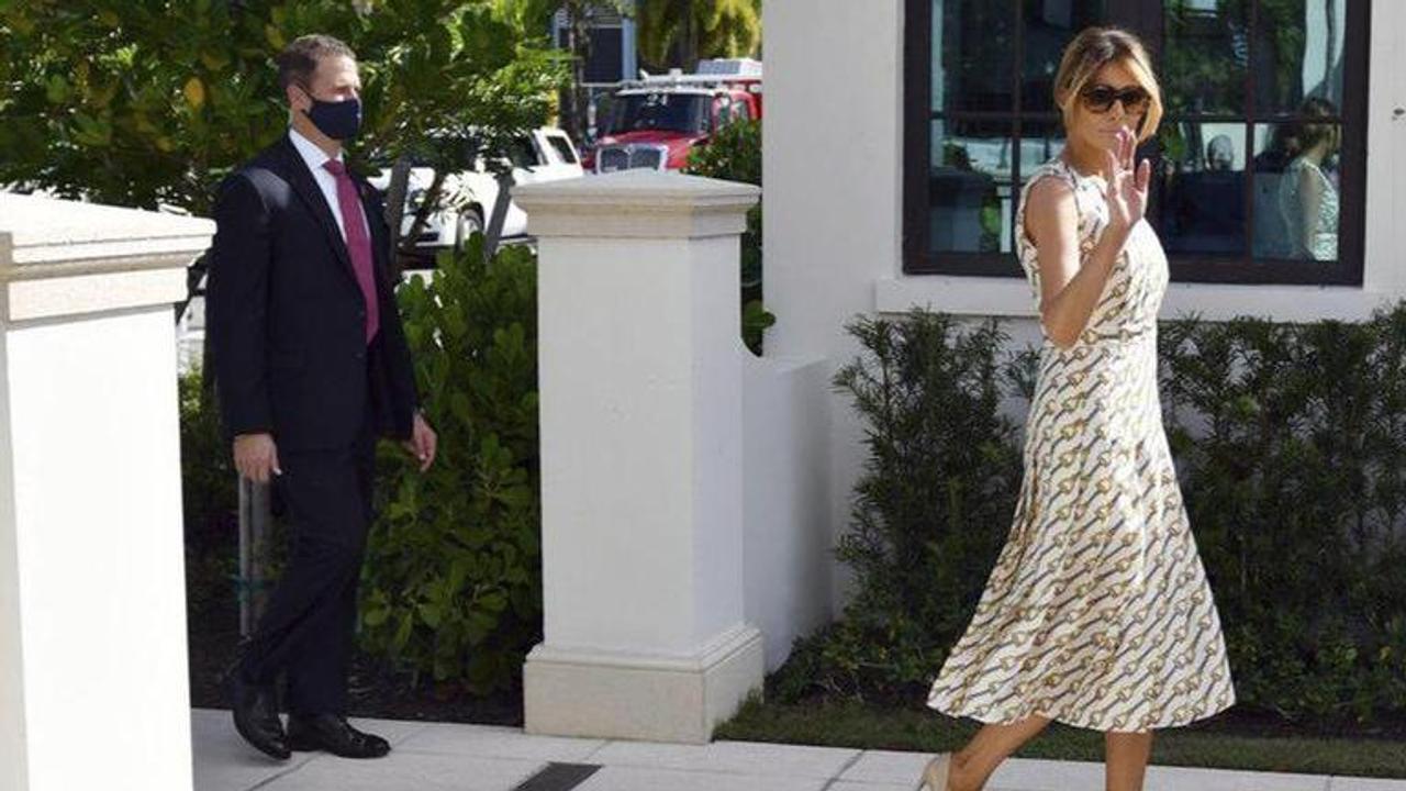 First lady Melania Trump votes in Florida