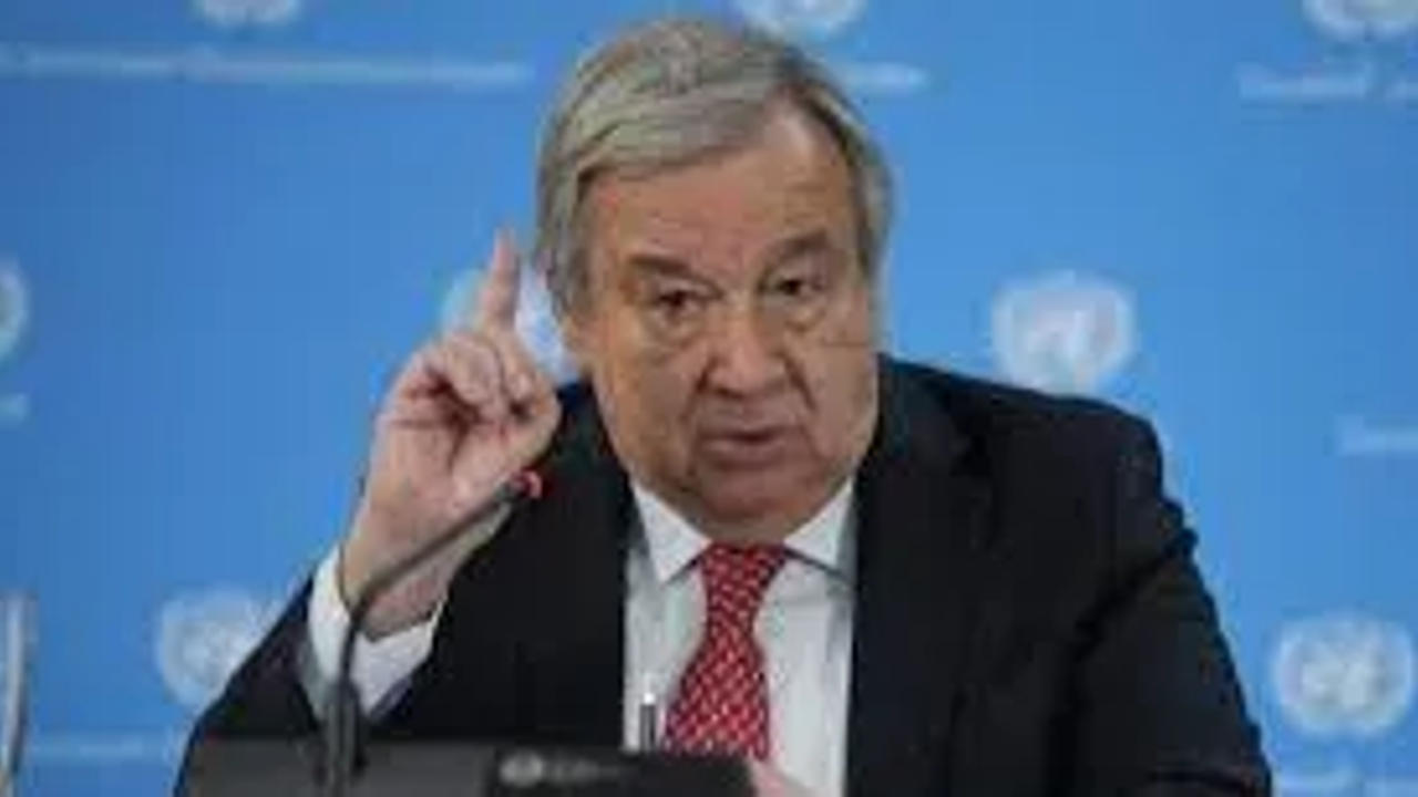 UN Secretary-General António Guterres.