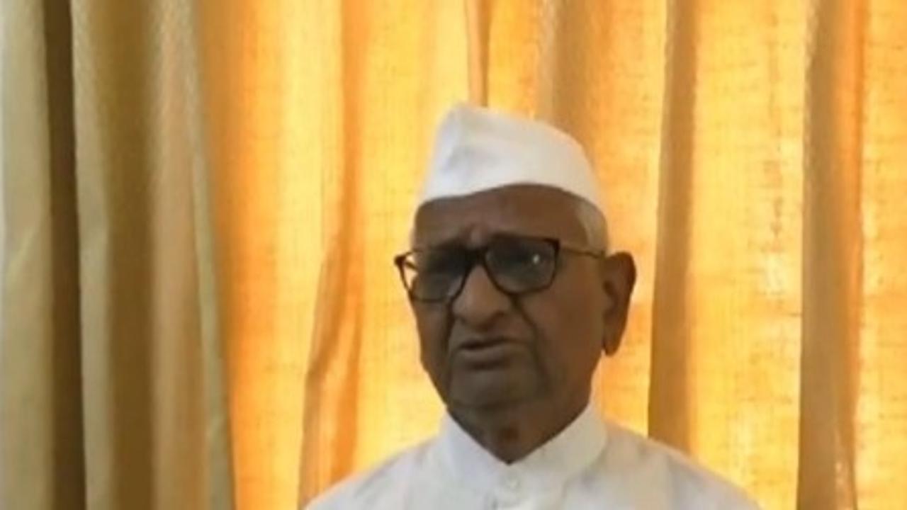 Social activist Anna Hazare