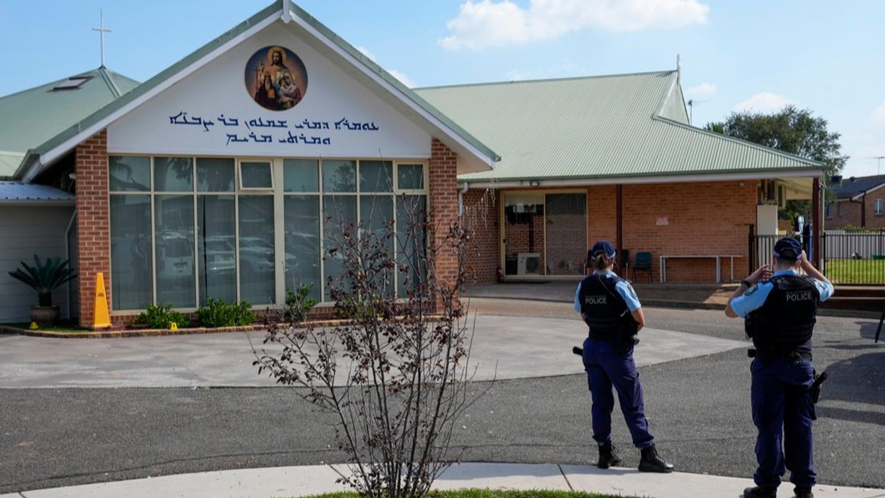  Christ the Good Shepherd church in Sydney where Bishop Mar Mari Emmanuel was stabbed by a 16-year-old boy earlier this week.