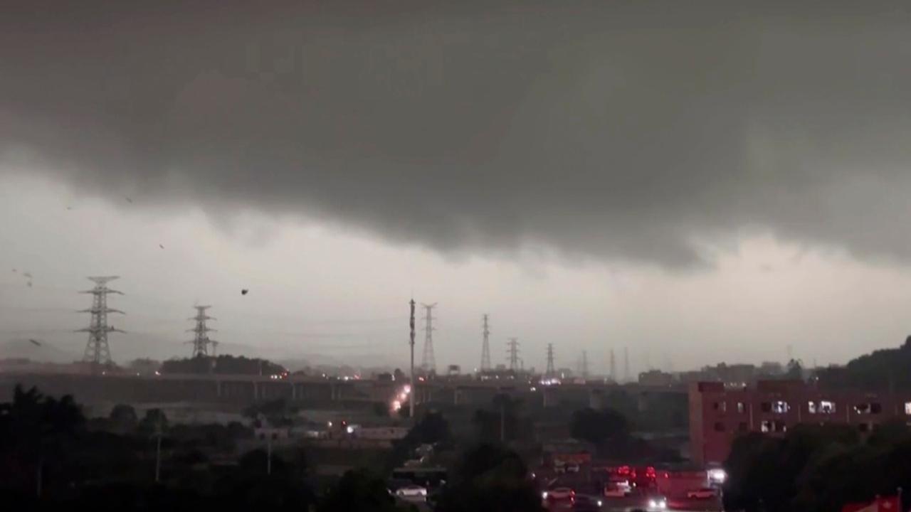 The tornado reportedly damaged hundreds of buildings when it struck the southern Chinese city of Guangzhou. 