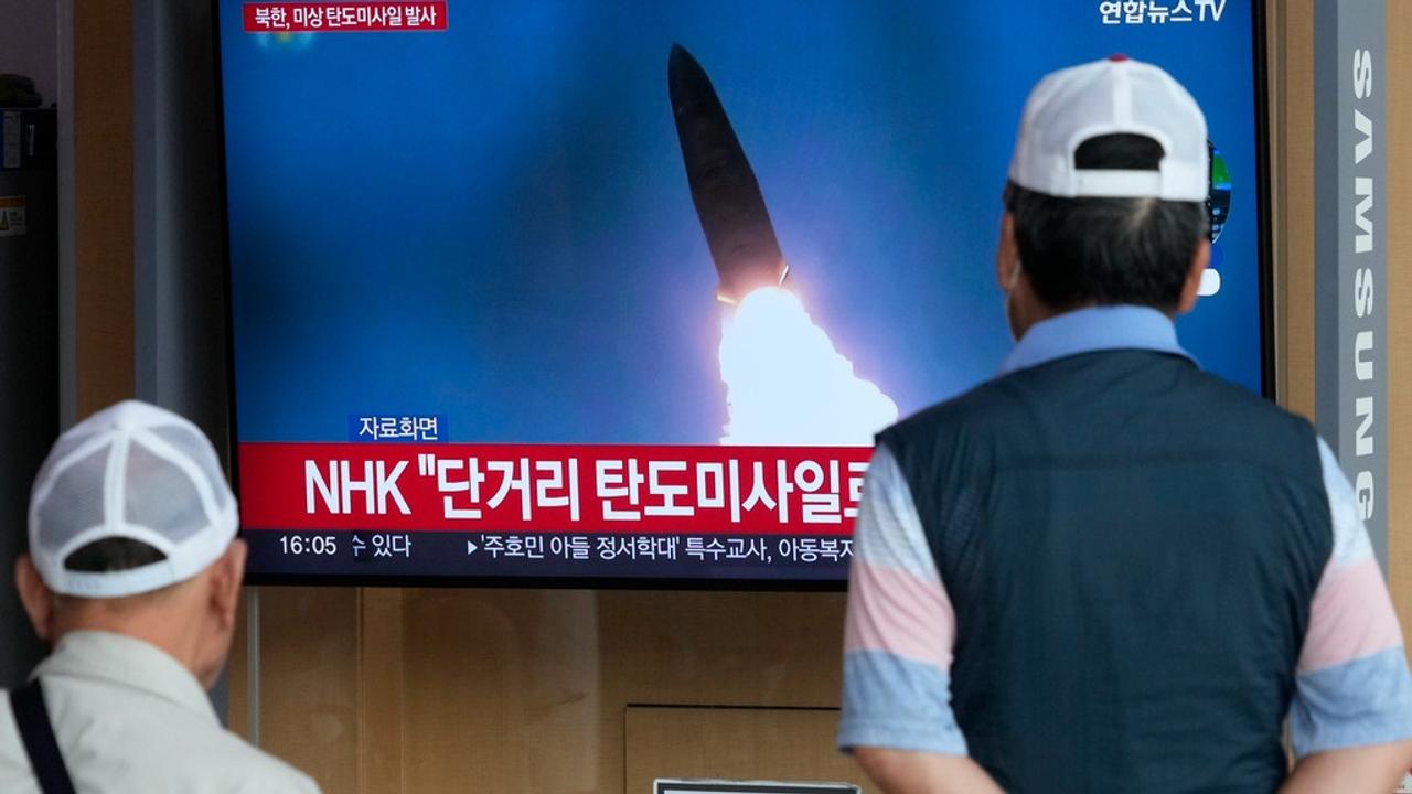 North Korea fired a ballistic missile off its east coast on Friday, South Korea's military said. 