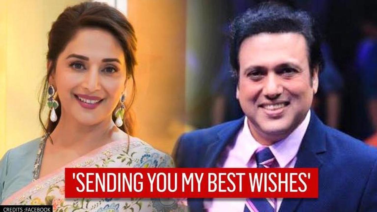 Govinda's birthday: Madhuri Dixit pens b'day wishes, says 'your presence brings smile'