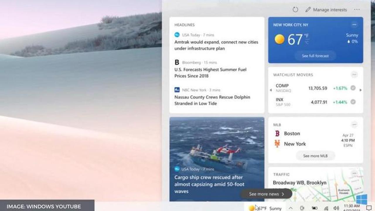 how to remove news from taskbar on windows 10