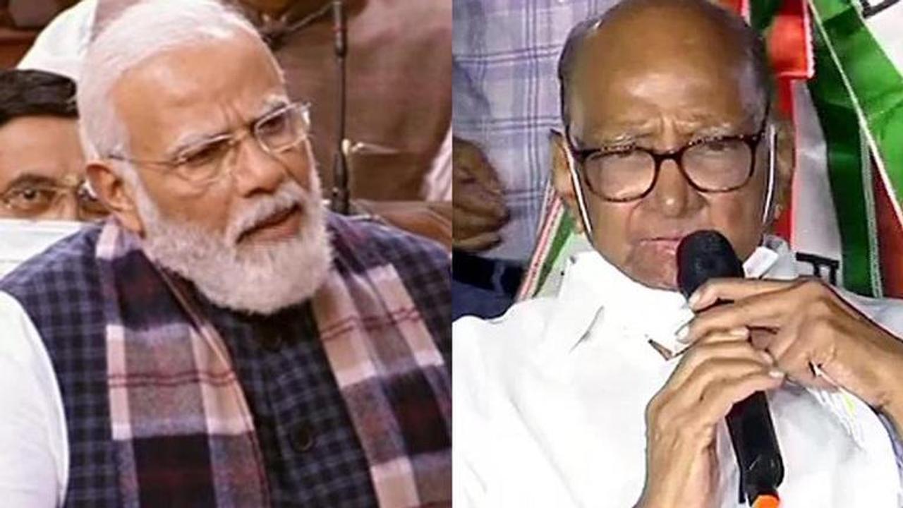 PM Modi, Sharad Pawar