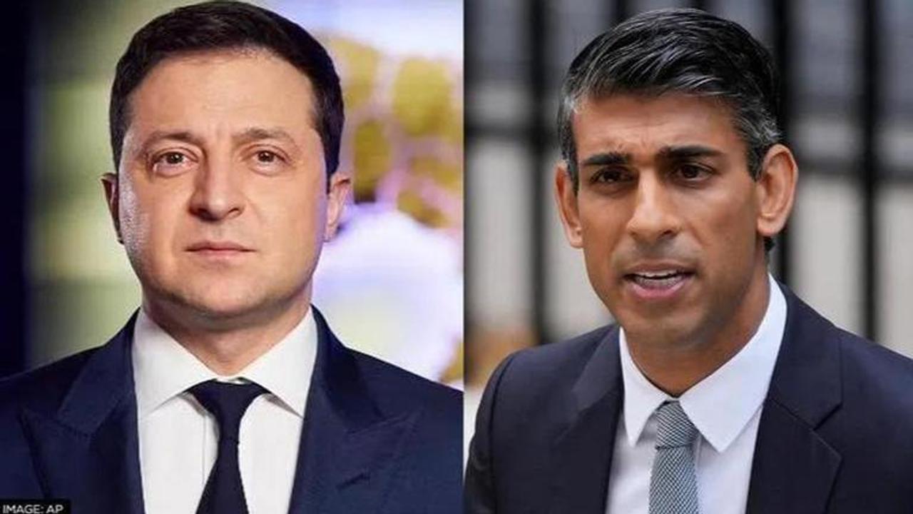 Rishi Sunak and Zelenskyy