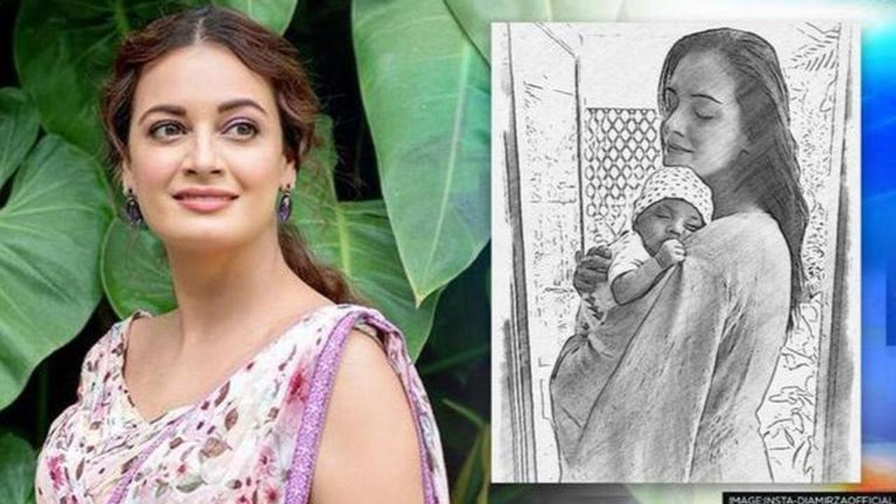 Dia Mirza, Vaibhav Rekhi, Avyaan Azaad Rekhi, newborn son