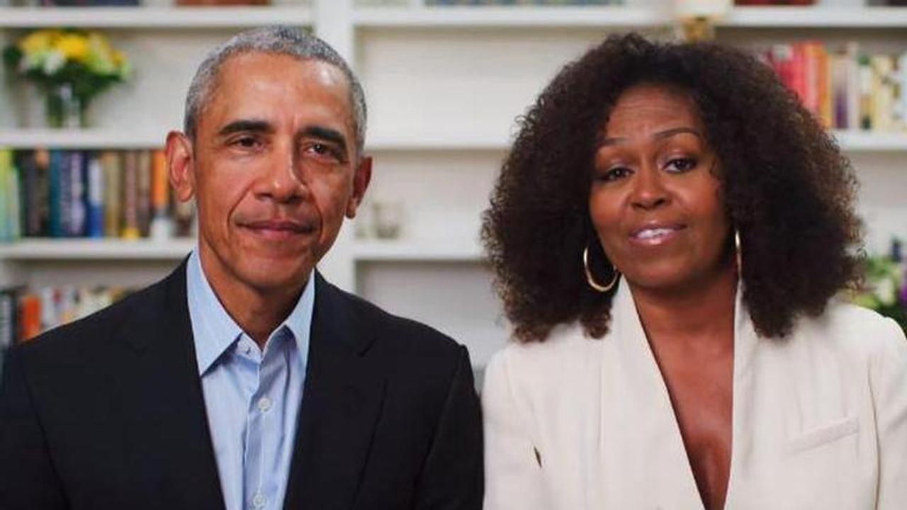 The Obamas deliver speeches during YouTube virtual ceremony