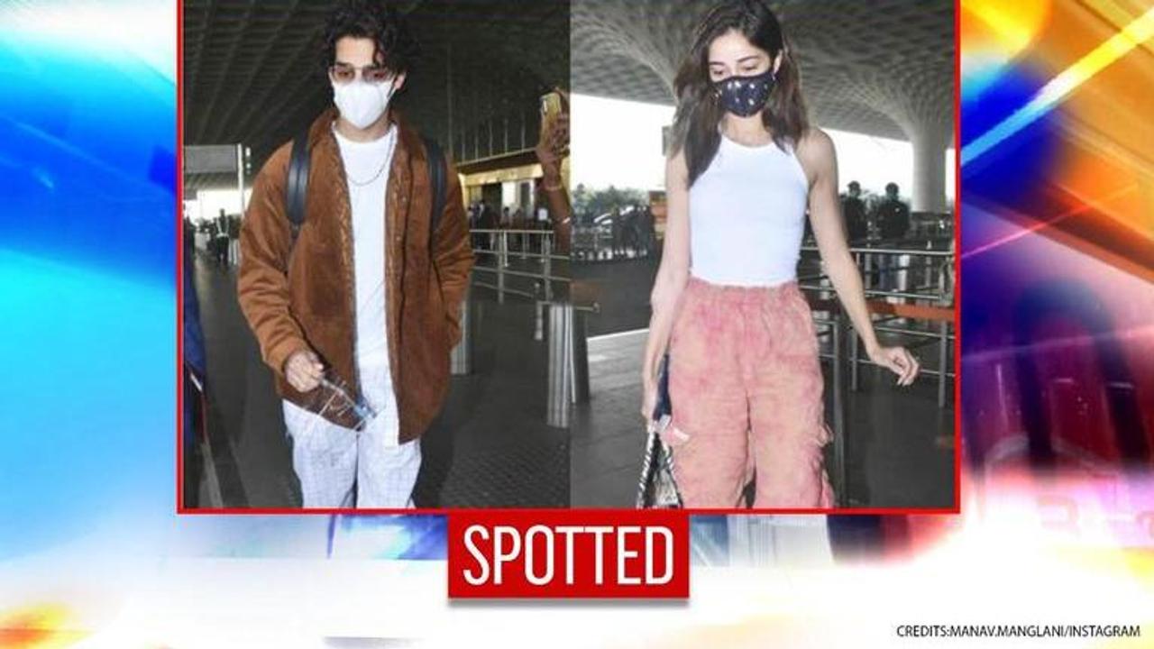 Ishaan Khatter leaves for Maldives with 'Khaali Peeli' co-star Ananya Panday for New Year