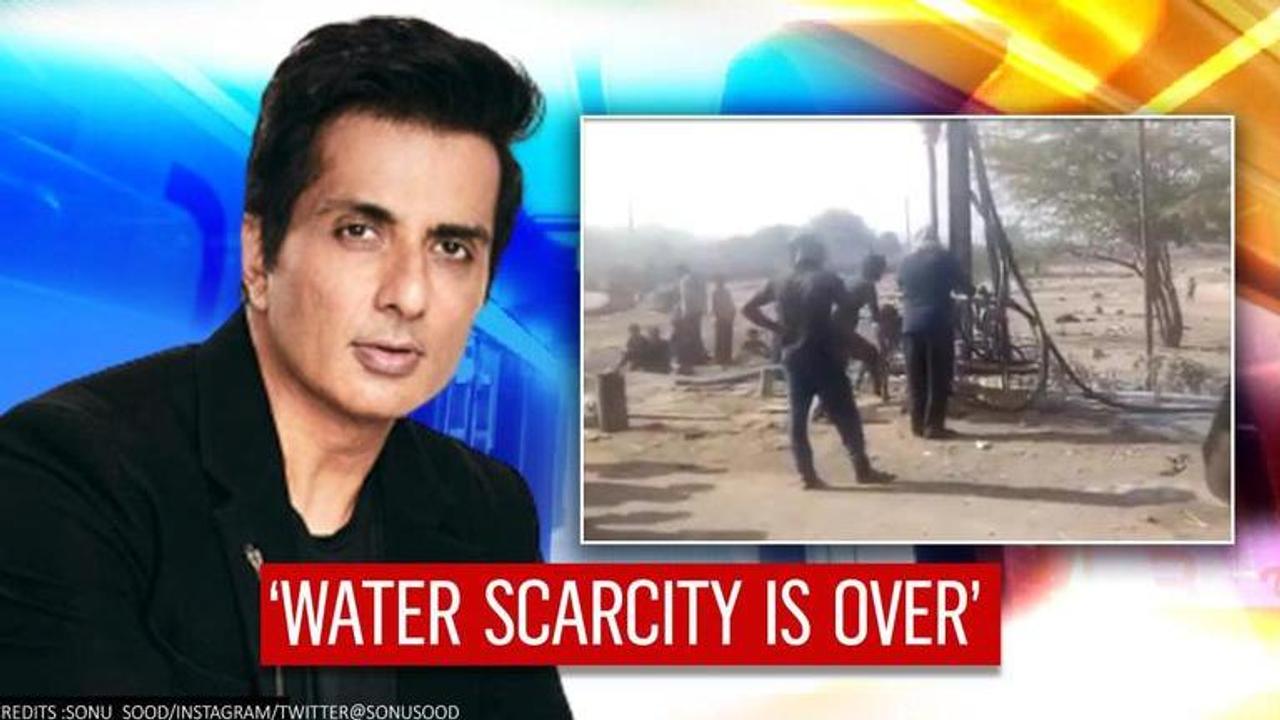 Sonu Sood pledges to install handpumps in a village, promises to tackle water scarcity