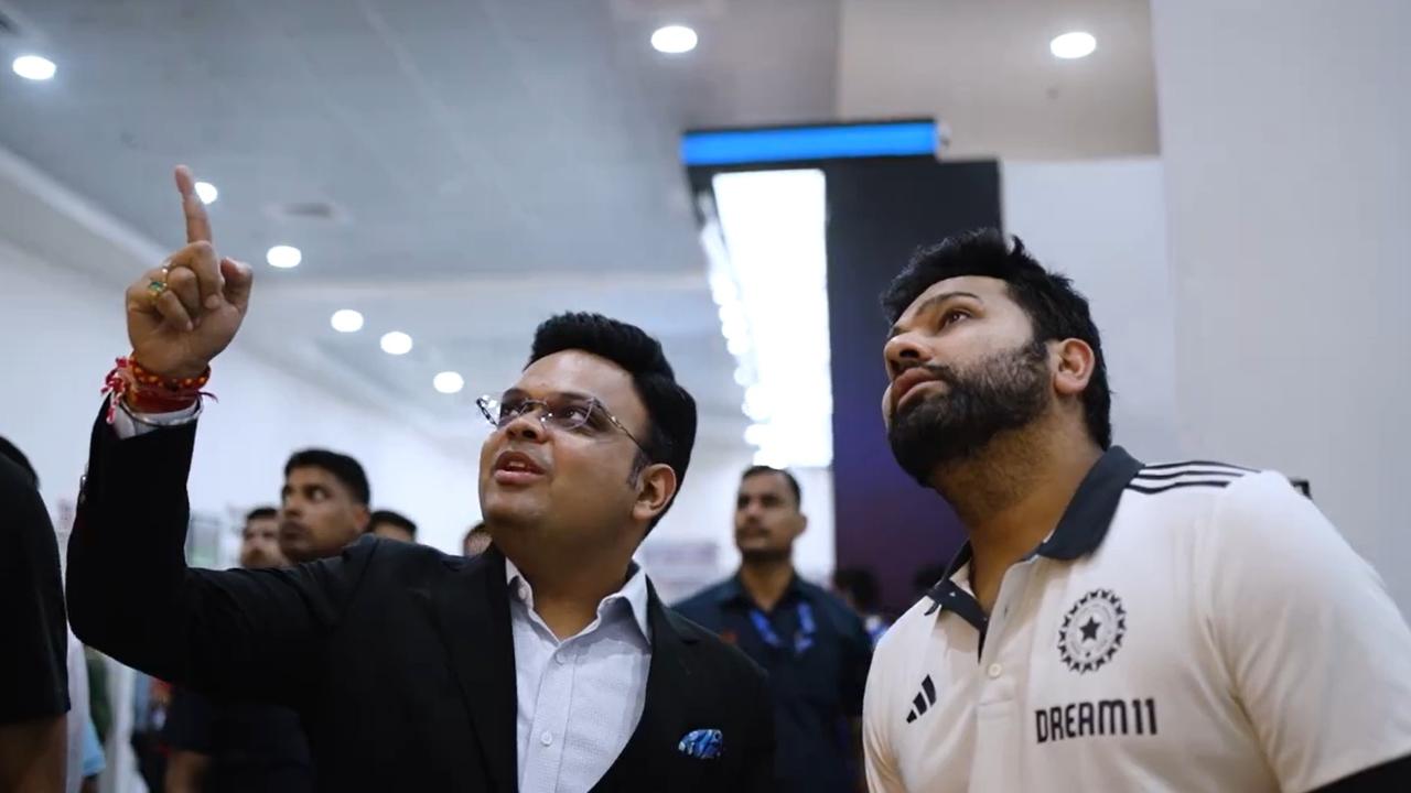 Rohit Sharma with BCCI Secretary Jay Shah