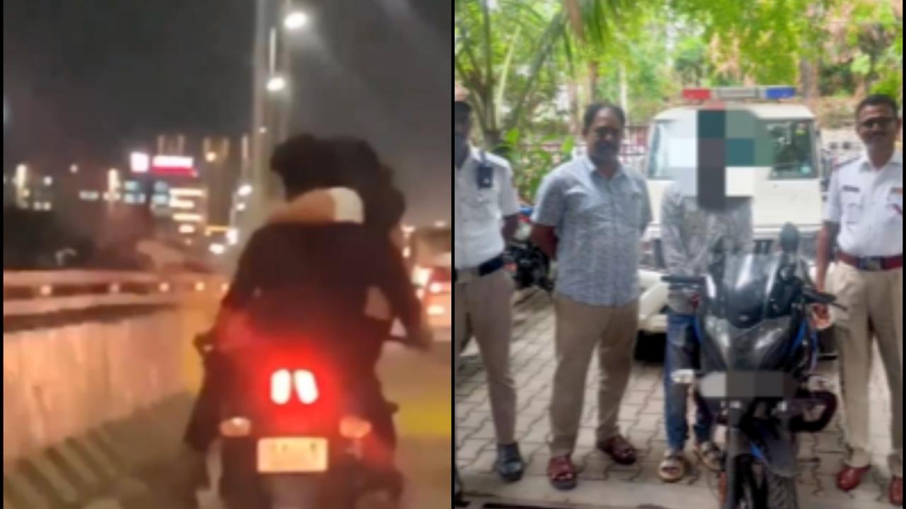 Viral: Bengaluru Couple Arrested For Dangerous Stunt On Busy Road