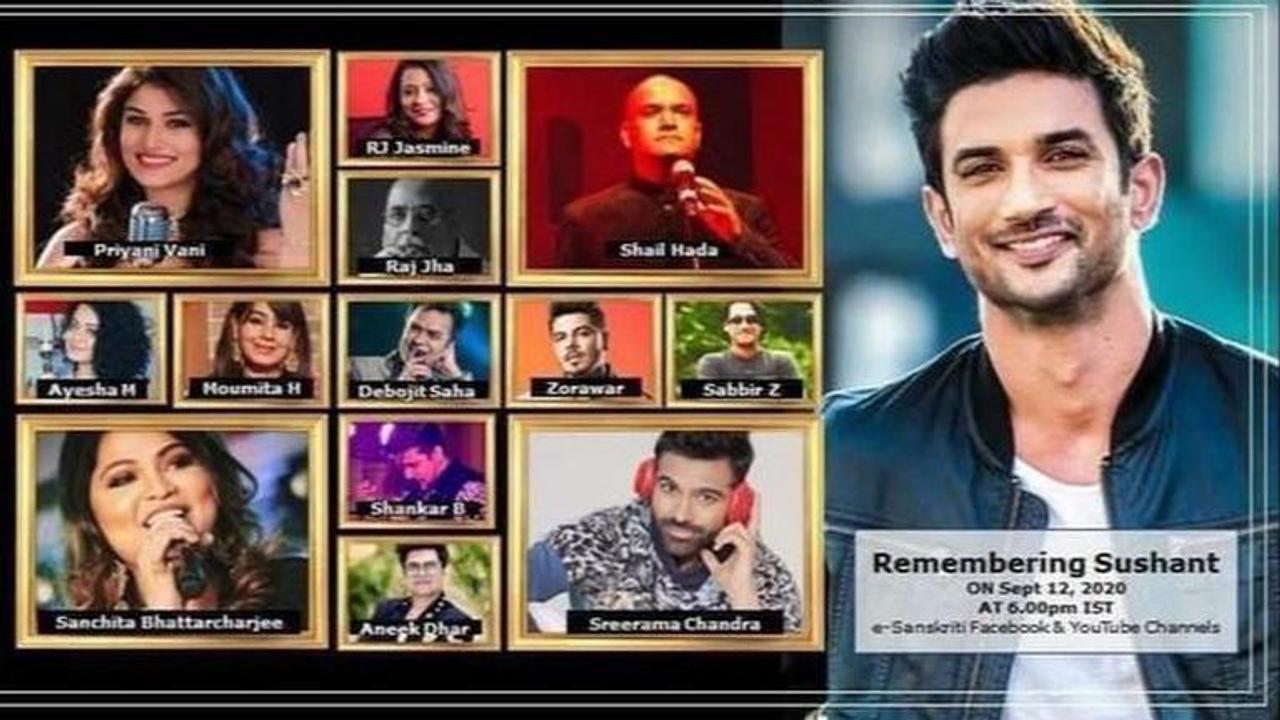 Global telecast of digital event: ‘Remembering Sushant’