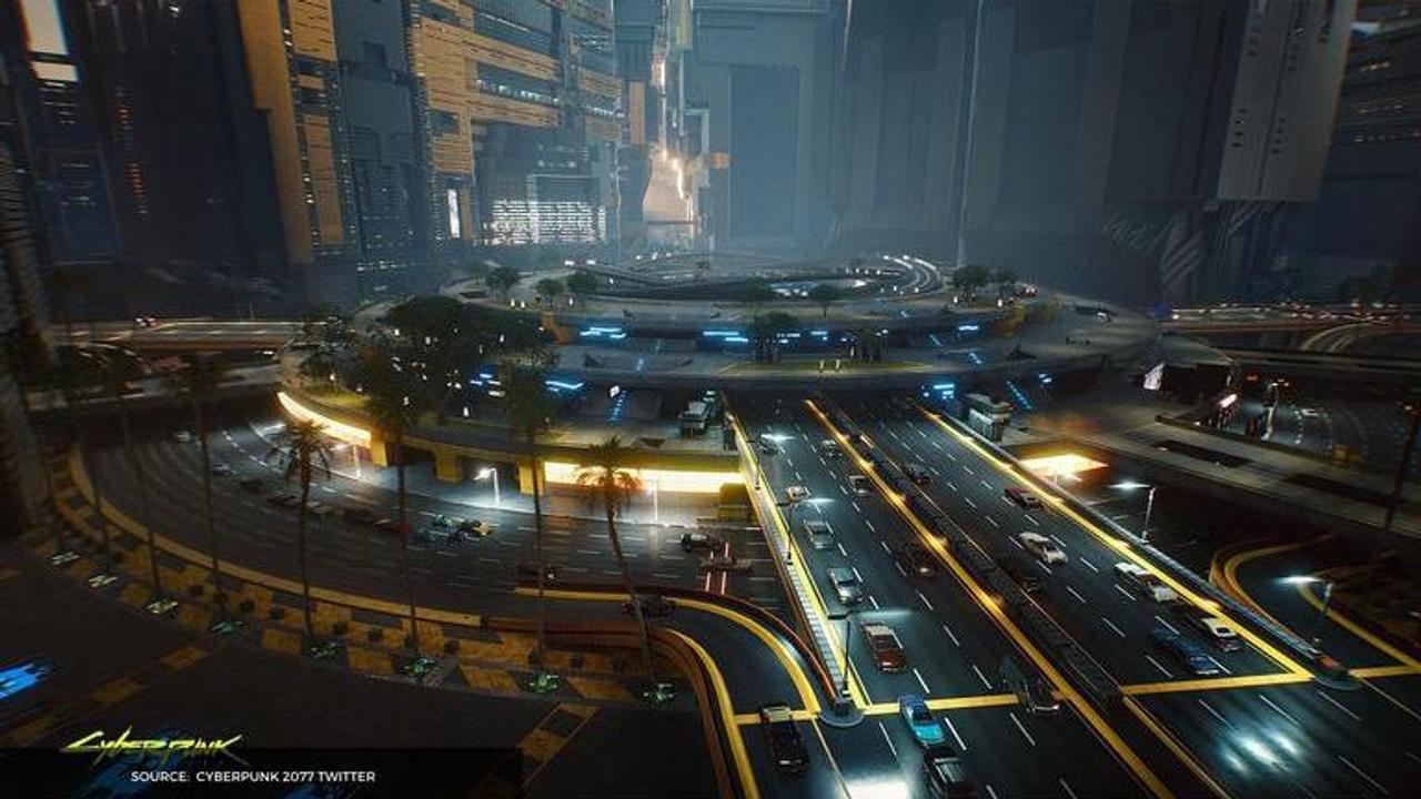 cyberpunk 2077 map