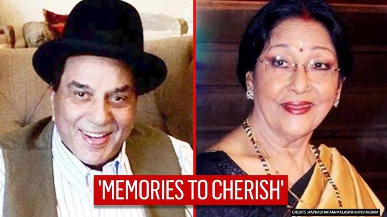 Dharmendra's heartfelt wishes for Mala Sinha with old pic, seeks blessings for Bobby Deol