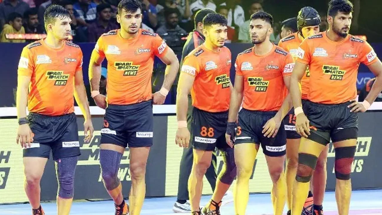 U Mumba during Pro Kabaddi League 9