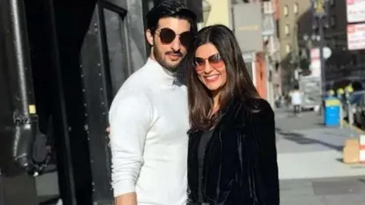 Rohman Shawl and Sushmita Sen