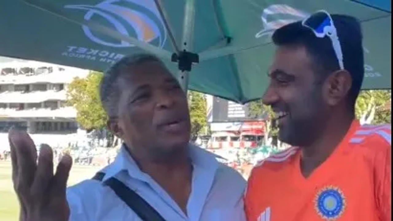 Ravichandran Ashwin and Makhaya Ntini