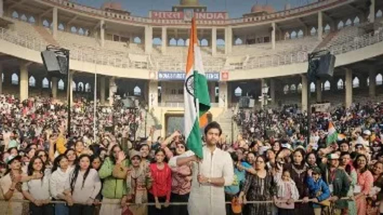 Varun Tej at Wagah Border