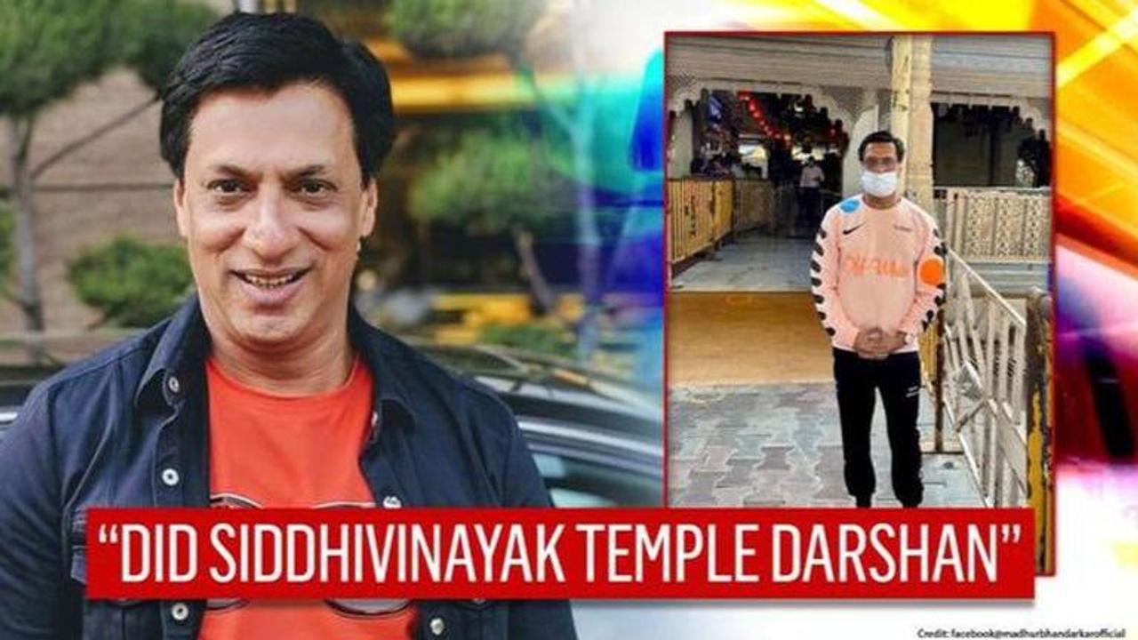 Madhur Bhandakar's joys knows no bounds as he visits Siddhivinayak Temple after 8 months