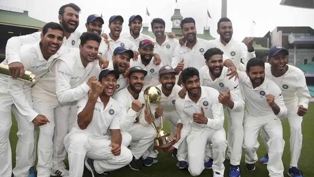 Team India win Border-Gavaskar Trophy in 2018 in Australia