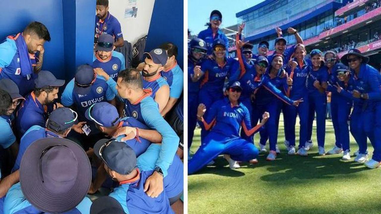 CWG 2022, CWG, Team India, India vs Australia, India women's cricket team, India men's team watching women's game, Rohit Sharma