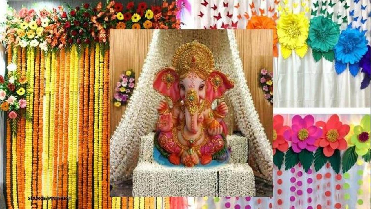 ganesh puja decoration