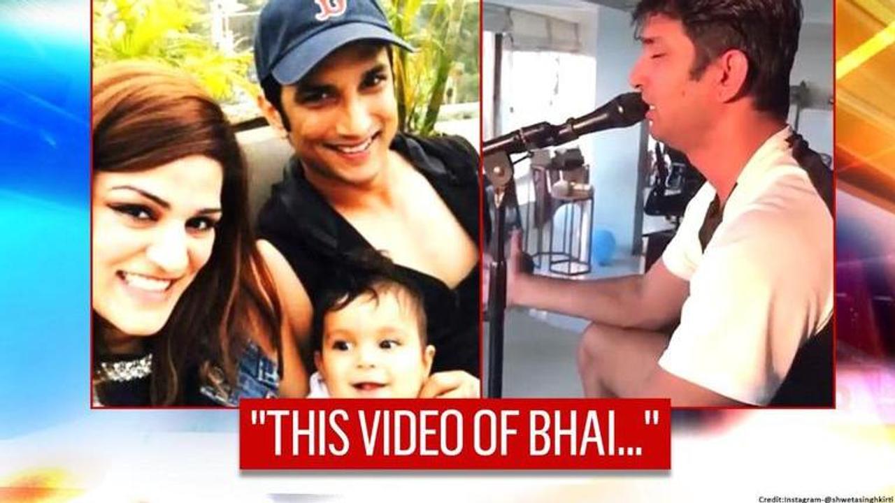 Sushant's sister emotional about childhood memory with video after social media 'break'