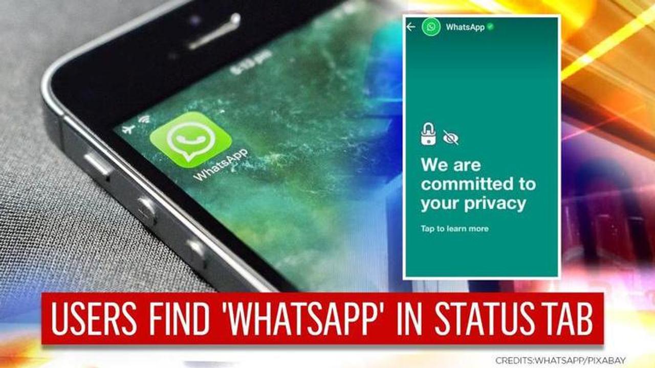 Contact named 'WhatsApp' leaves message on 'Status' of users; netizens still not convinced