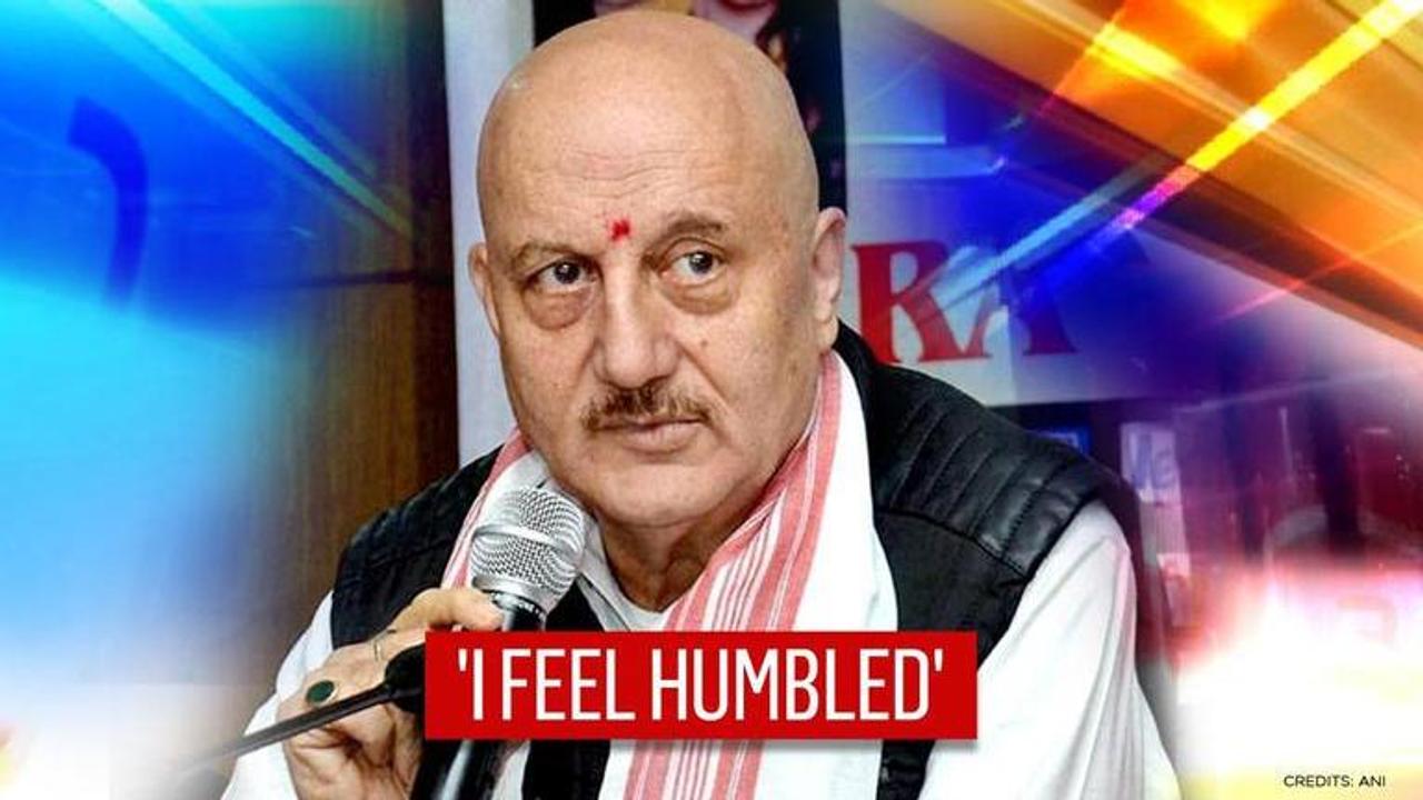 Anupam Kher gets honored with Outstanding Achievement Award for contribution in cinema