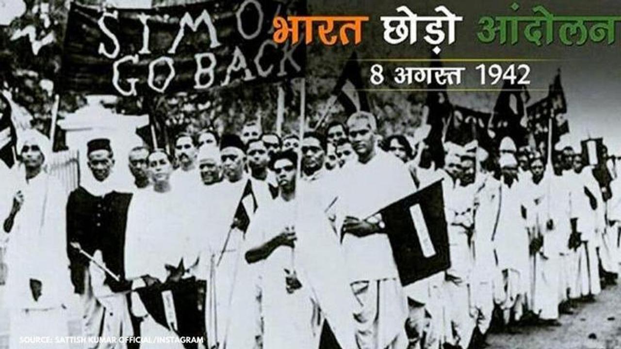 quit india movement day 2020