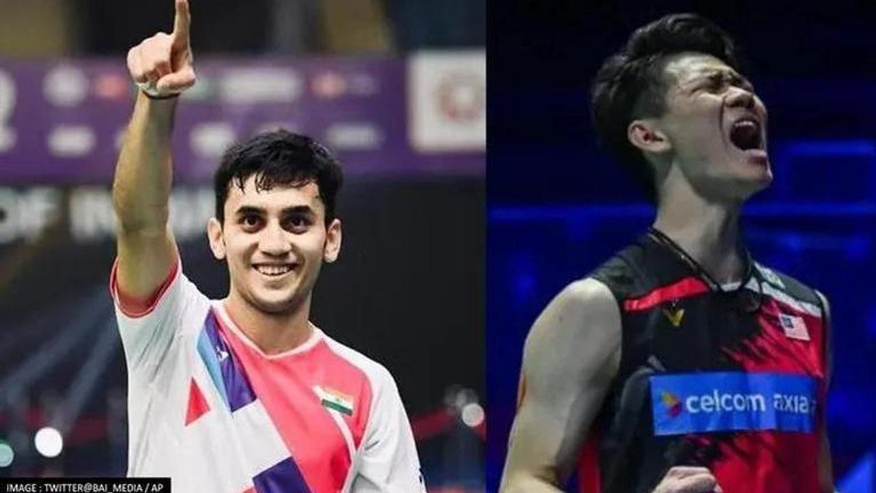 Lee Zii Jia and Lakshya Sen at All England Championship