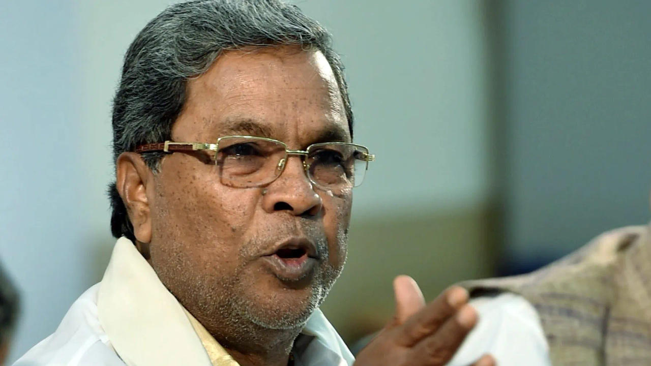 Karnataka CM Siddaramaiah