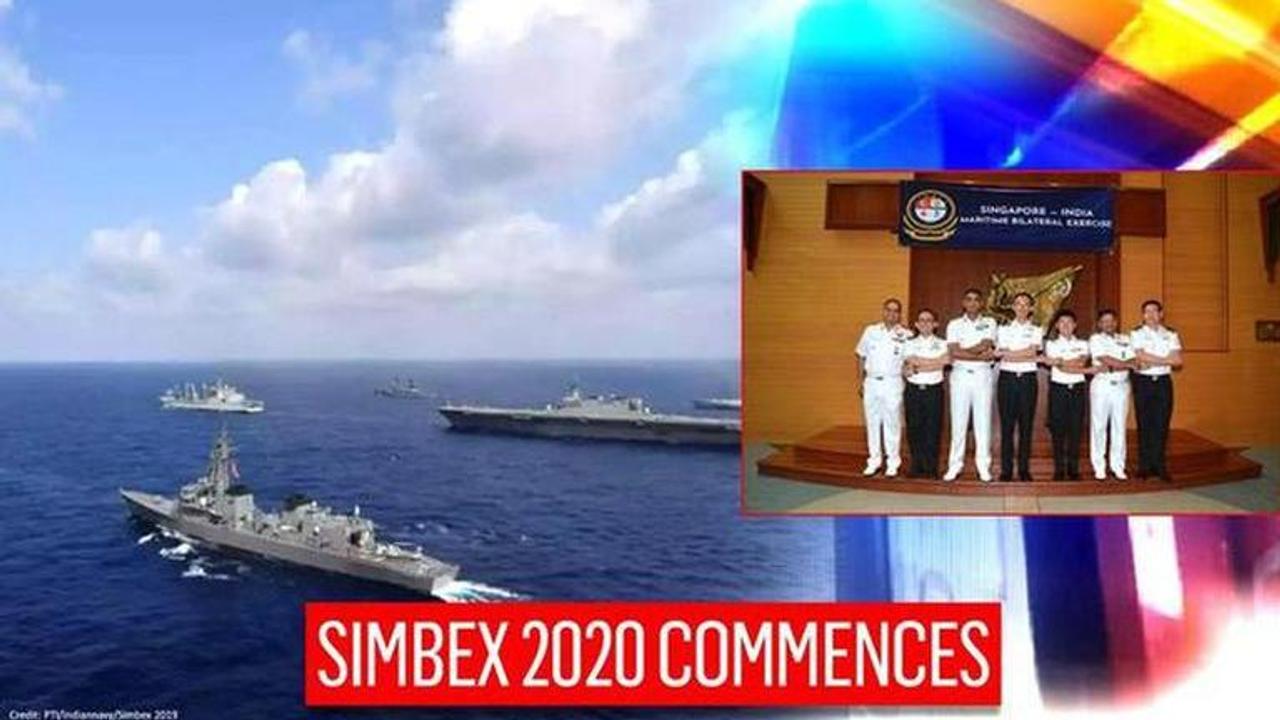 Indian Navy's exercise with Singapore Navy 'SIMBEX 2020' kicks off in Andaman Sea