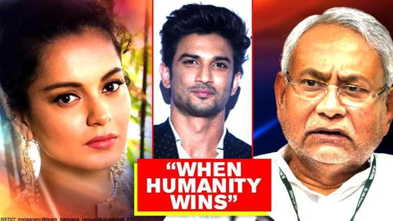 Team Kangana Ranaut says 'A nation wins' as Bihar govt approves CBI probe in Sushant case