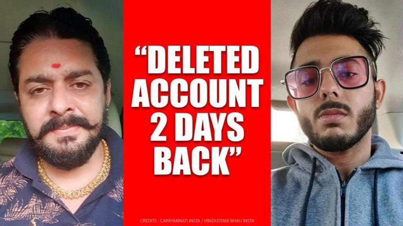 Did Hindustani Bhau delete TikTok account in support of CarryMinati? Here's the truth