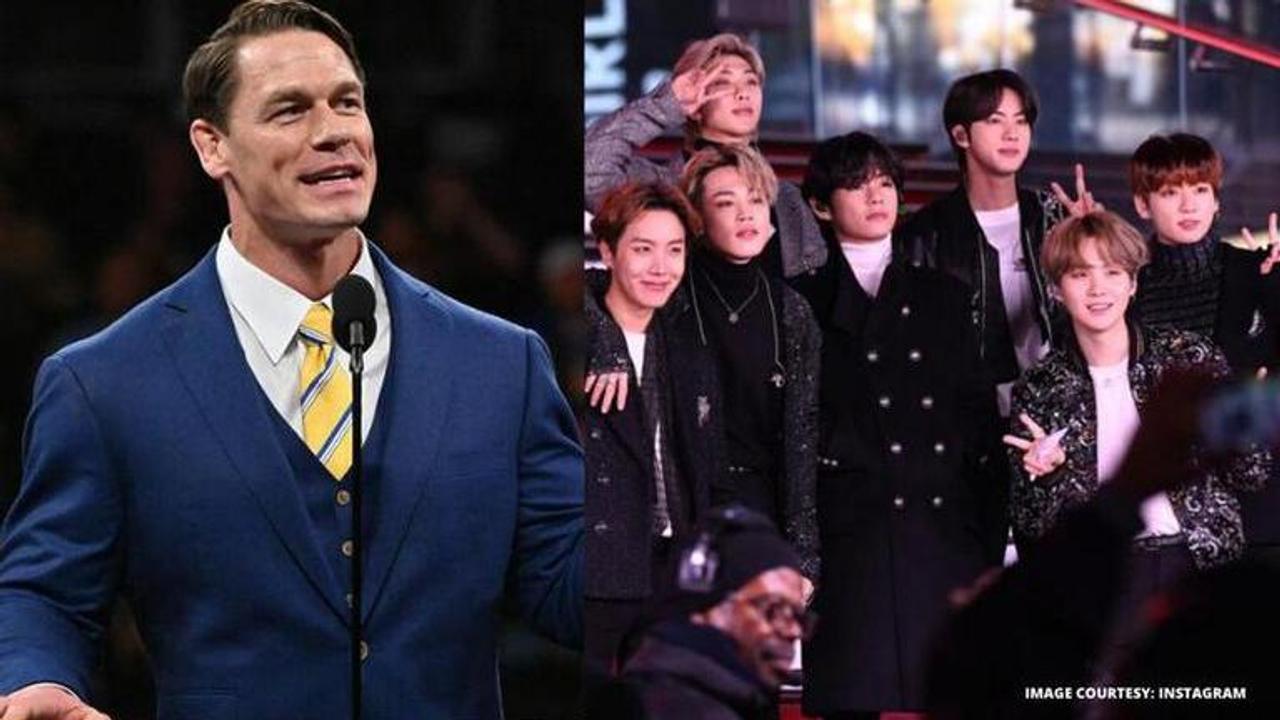 John Cena and BTS